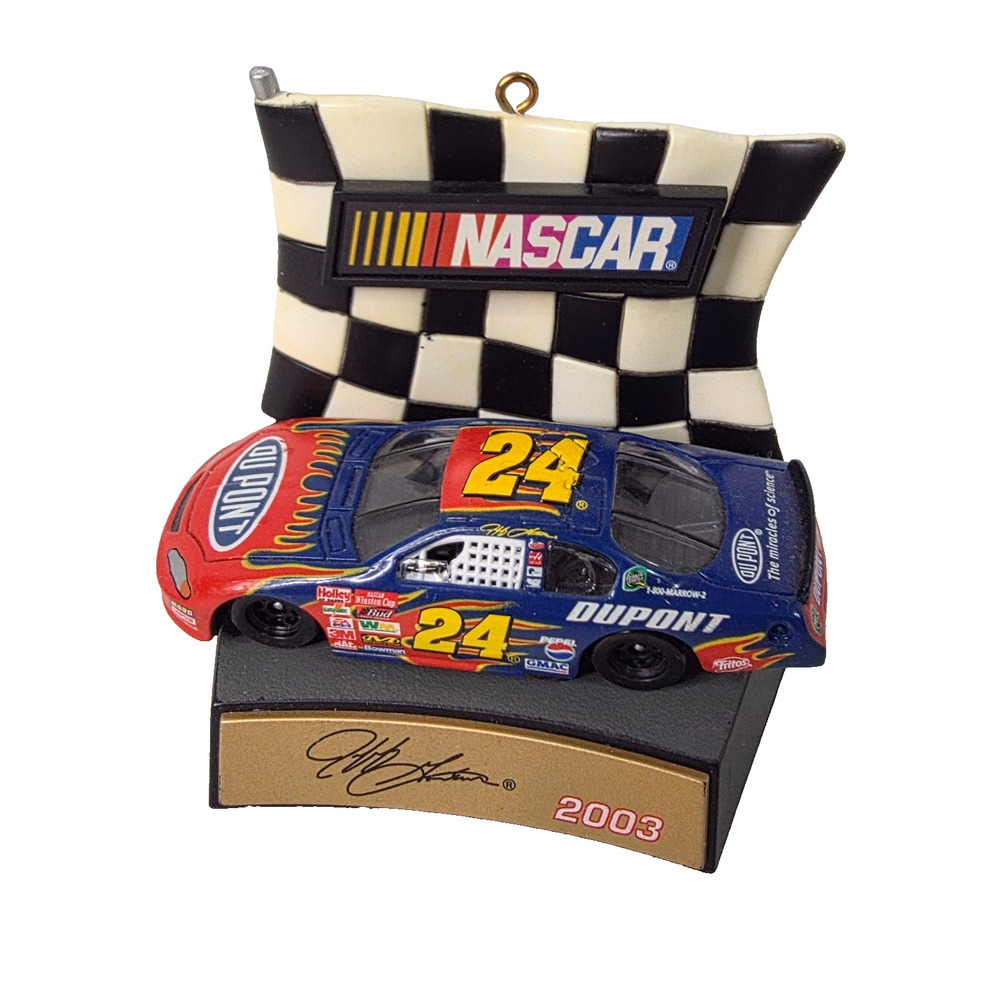 Jeff Gordon 24 DuPont NASCAR 2003 Ornament JG Motorsports Winston Cup Champion